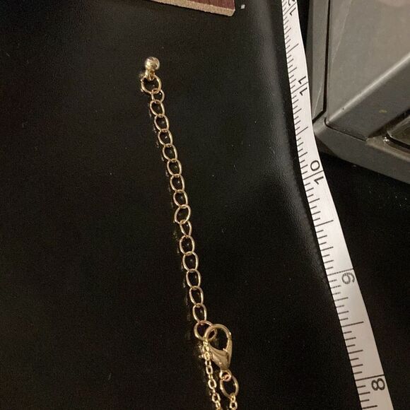 Druzzy faux Gold chain necklace - Picture 5 of 6